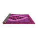 Sideview of Persian Pink Traditional Rug, tr2233pnk