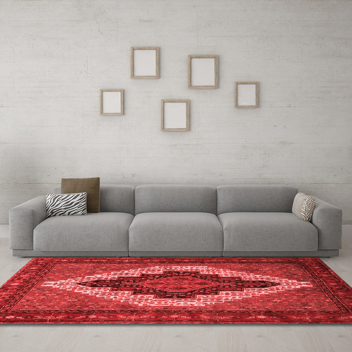 Traditional Red Washable Rugs