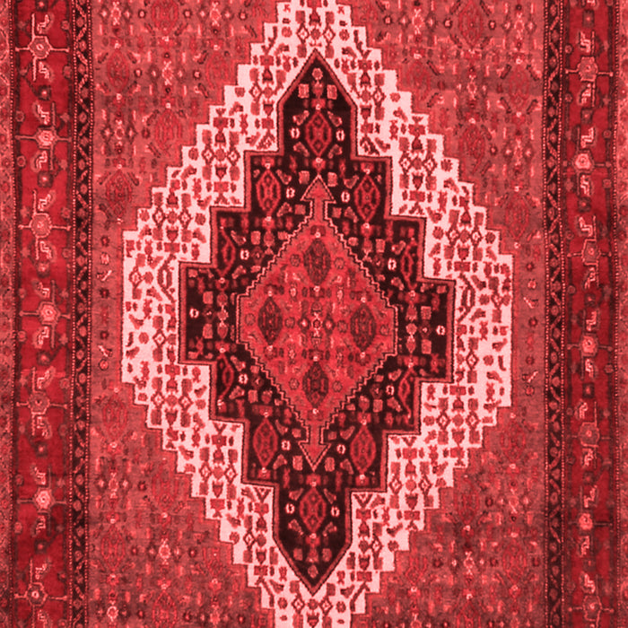 Machine Washable Persian Red Traditional Rug, wshtr2233red