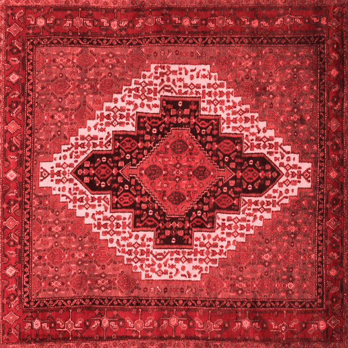 Machine Washable Persian Red Traditional Rug, wshtr2233red