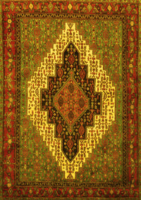 Persian Yellow Traditional Rug, tr2233yw