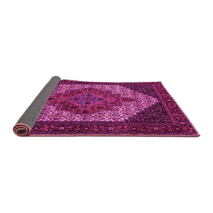 Sideview of Persian Pink Traditional Rug, tr2234pnk