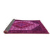 Sideview of Persian Pink Traditional Rug, tr2234pnk