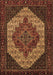 Machine Washable Persian Brown Traditional Rug, wshtr2234brn