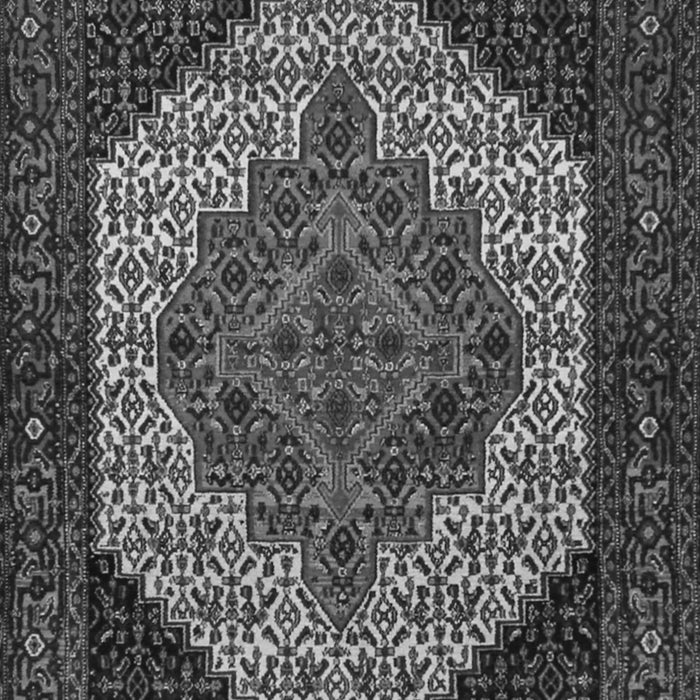 Serging Thickness of Machine Washable Persian Gray Traditional Rug, wshtr2234gry