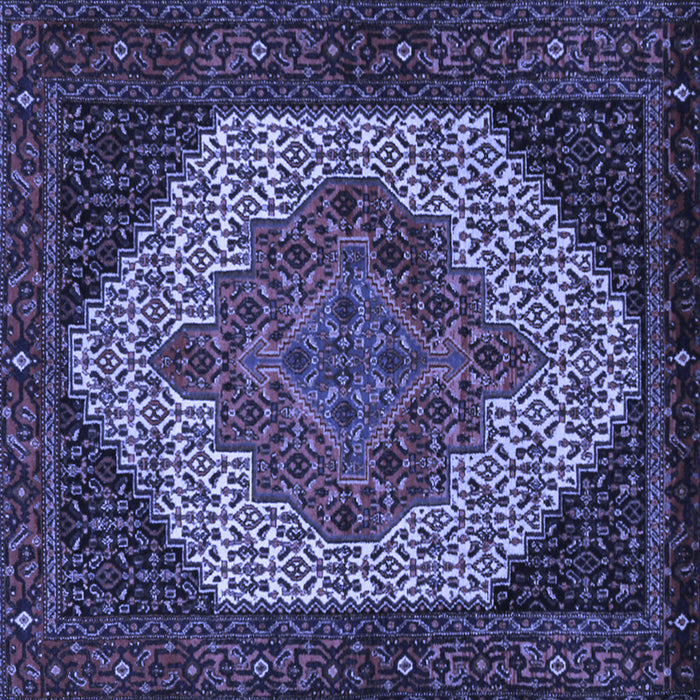 Square Persian Blue Traditional Rug, tr2234blu