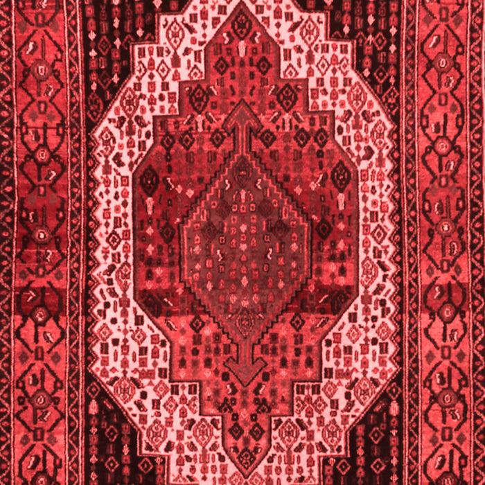 Machine Washable Persian Red Traditional Rug, wshtr2235red