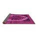 Sideview of Persian Pink Traditional Rug, tr2235pnk