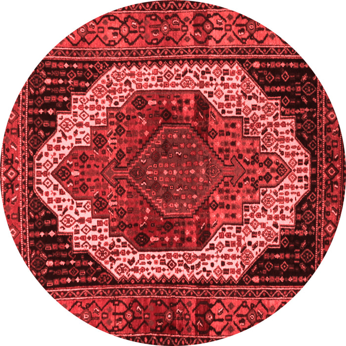 Machine Washable Persian Red Traditional Rug, wshtr2235red