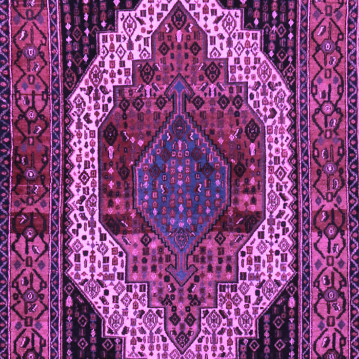 Machine Washable Persian Purple Traditional Area Rugs, wshtr2235pur
