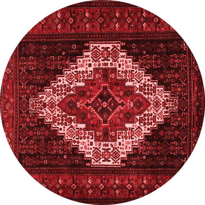 Machine Washable Persian Red Traditional Rug, wshtr2236red