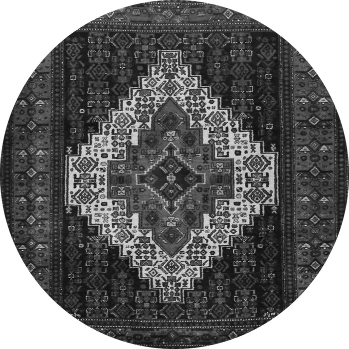 Square Persian Gray Traditional Rug, tr2236gry