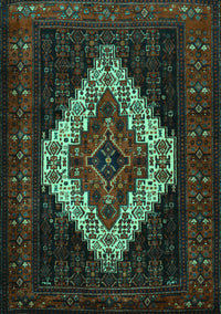 Persian Turquoise Traditional Rug, tr2236turq