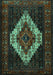 Persian Turquoise Traditional Rug, tr2236turq