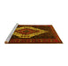 Sideview of Machine Washable Persian Yellow Traditional Rug, wshtr2236yw