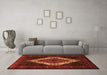 Machine Washable Persian Orange Traditional Area Rugs in a Living Room, wshtr2236org