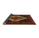 Sideview of Persian Brown Traditional Rug, tr2236brn
