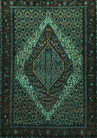 Persian Turquoise Traditional Rug, tr2237turq