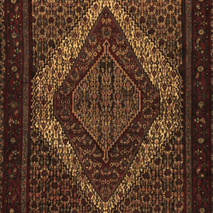 Machine Washable Persian Brown Traditional Rug, wshtr2237brn