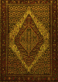 Persian Yellow Traditional Rug, tr2237yw
