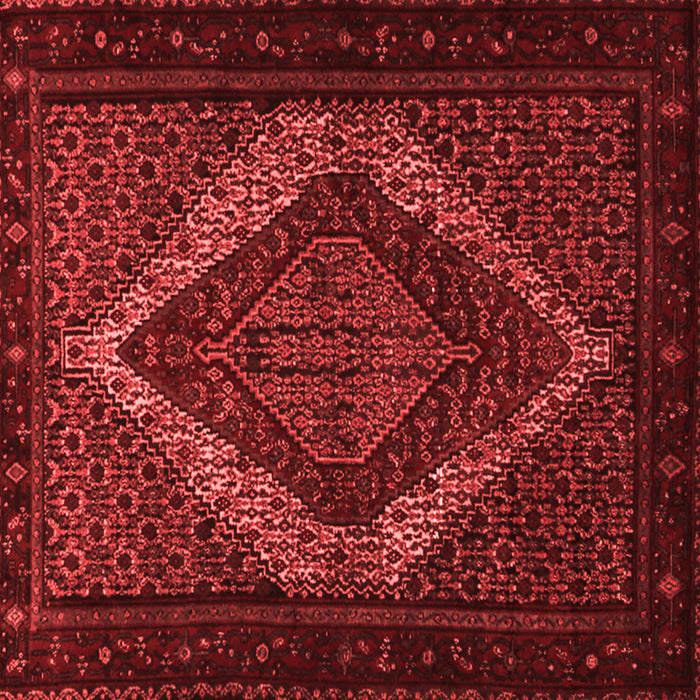 Machine Washable Persian Red Traditional Rug, wshtr2237red