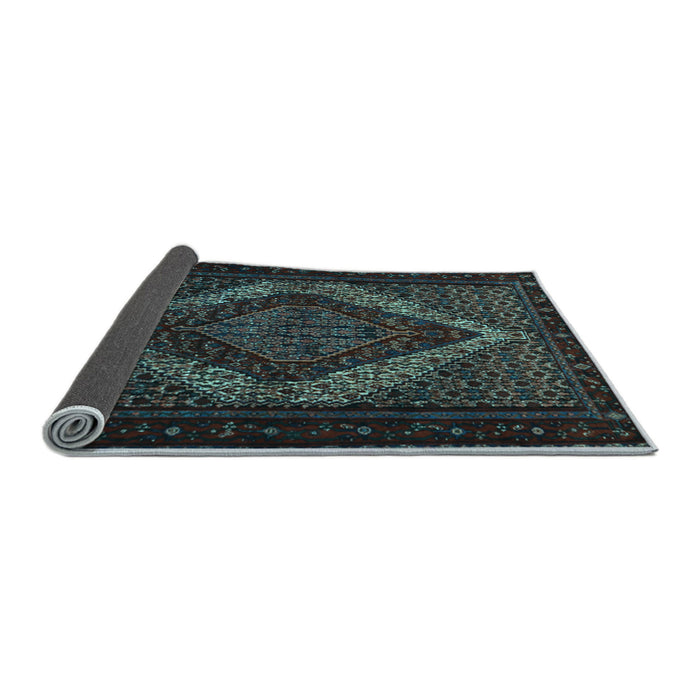 Sideview of Persian Light Blue Traditional Rug, tr2237lblu