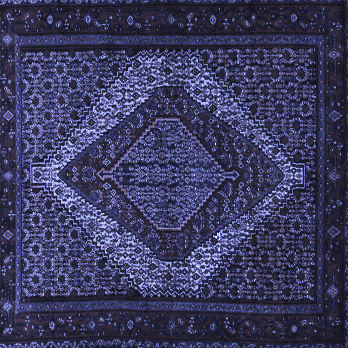 Square Persian Blue Traditional Rug, tr2237blu