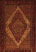 Persian Orange Traditional Rug, tr2237org