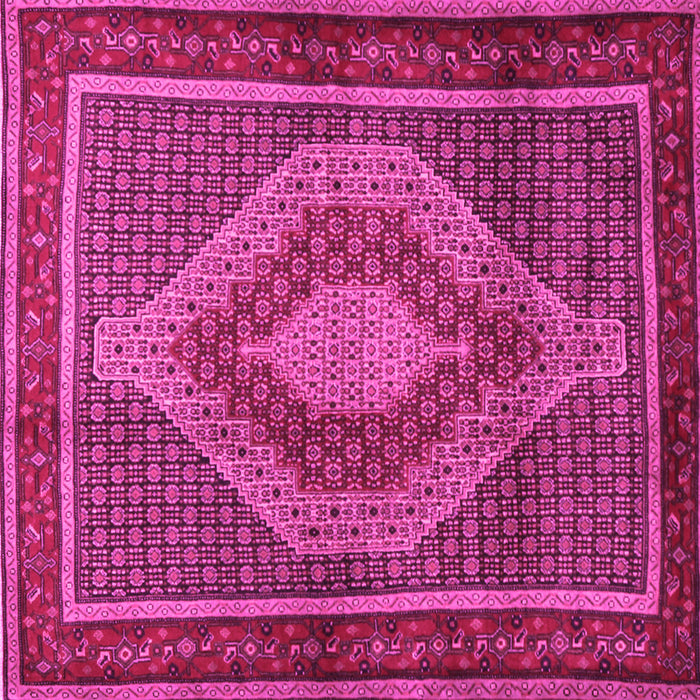 Square Persian Pink Traditional Rug, tr2238pnk