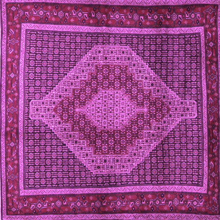 Square Persian Purple Traditional Rug, tr2238pur