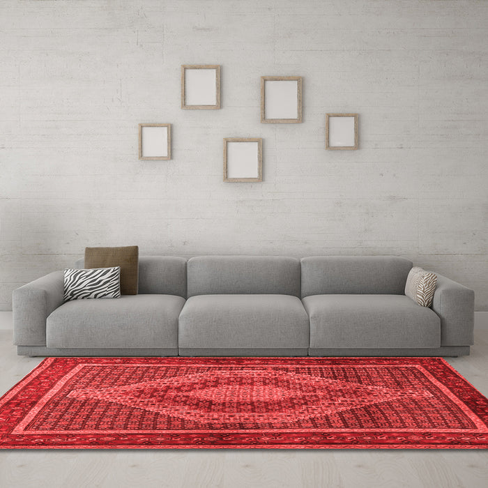 Traditional Red Washable Rugs