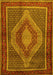 Persian Yellow Traditional Rug, tr2238yw