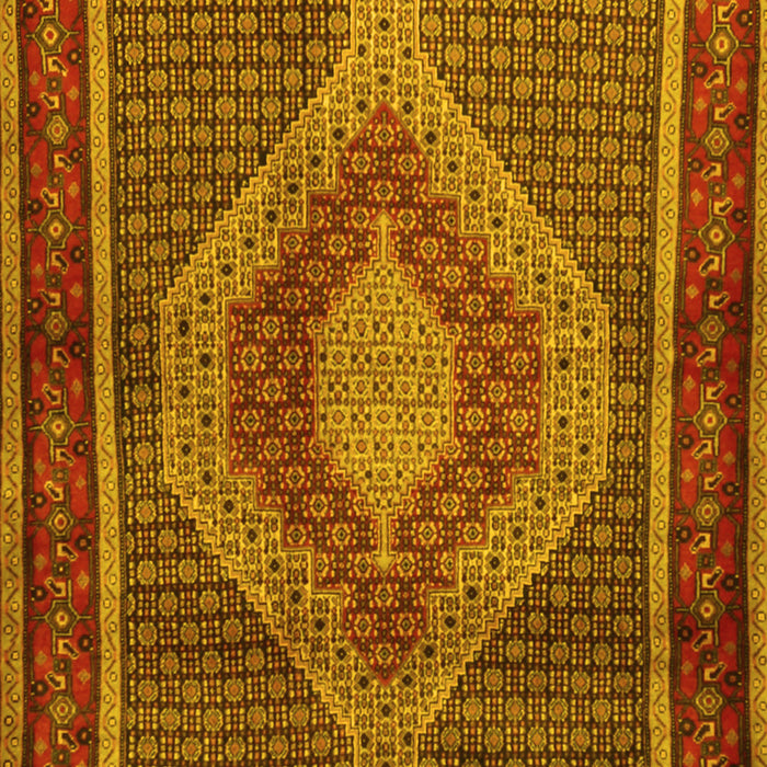 Persian Yellow Traditional Rug, tr2238yw