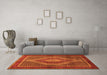 Machine Washable Persian Orange Traditional Area Rugs in a Living Room, wshtr2238org