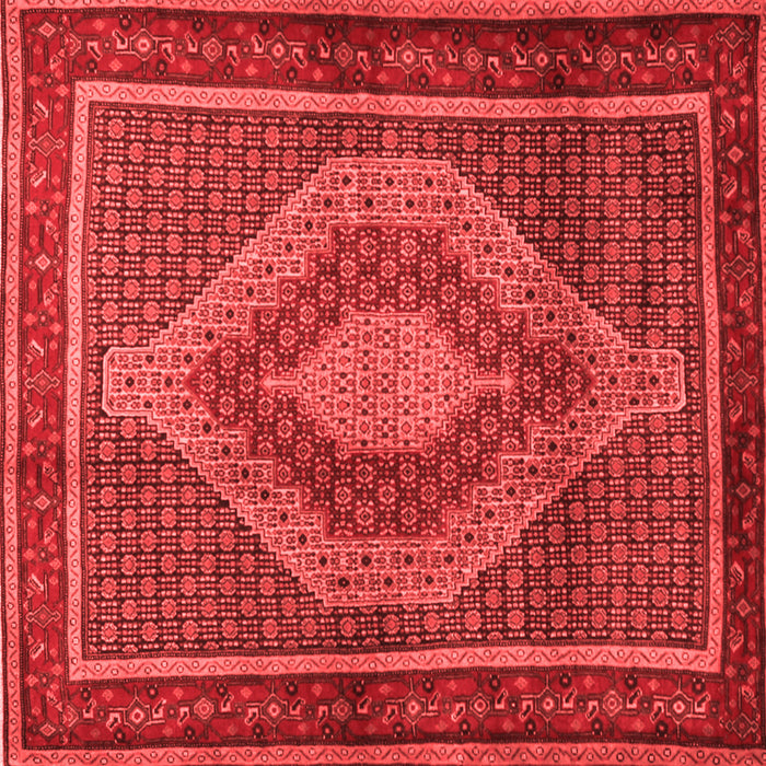 Machine Washable Persian Red Traditional Rug, wshtr2238red