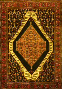 Persian Yellow Traditional Rug, tr2239yw