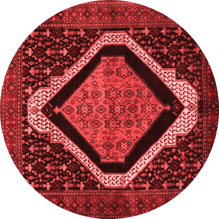 Machine Washable Persian Red Traditional Rug, wshtr2239red