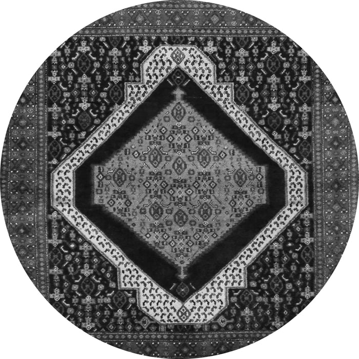 Square Persian Gray Traditional Rug, tr2239gry