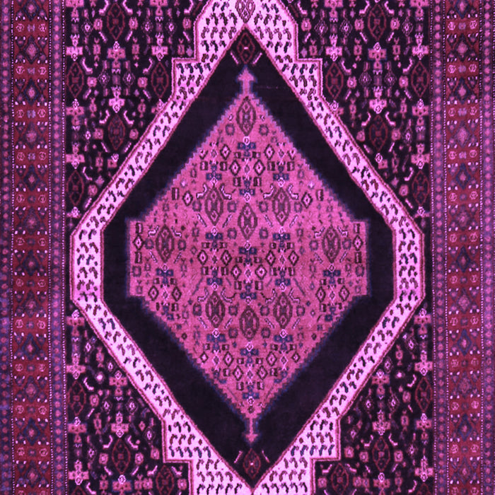 Machine Washable Persian Purple Traditional Area Rugs, wshtr2239pur