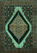 Persian Turquoise Traditional Rug, tr2239turq