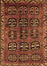 Machine Washable Persian Brown Traditional Rug, wshtr223brn