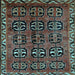 Square Persian Light Blue Traditional Rug, tr223lblu