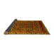 Sideview of Persian Yellow Traditional Rug, tr223yw