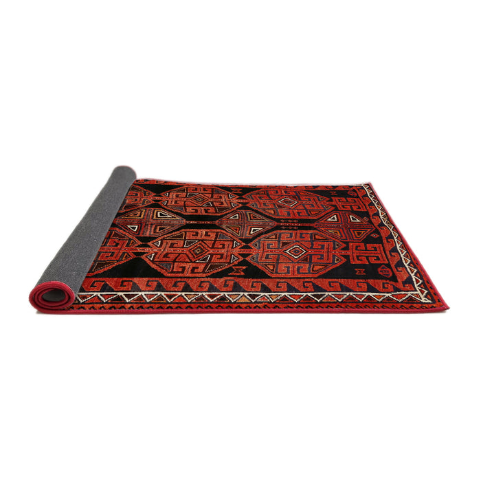 Sideview of Traditional Red Persian Rug, tr224