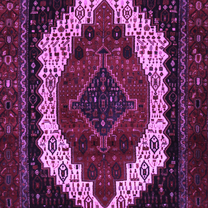 Machine Washable Persian Purple Traditional Area Rugs, wshtr2240pur
