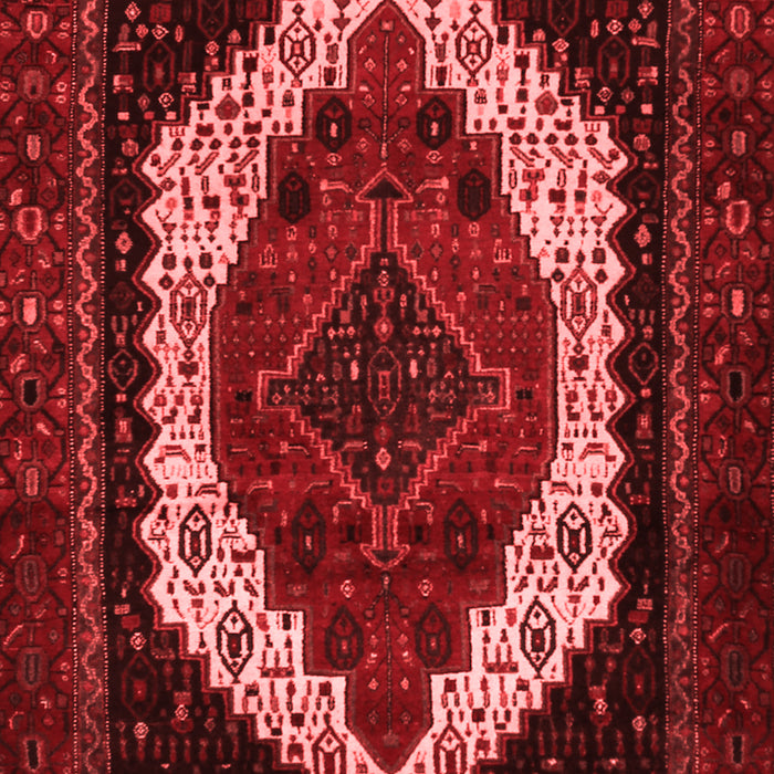 Machine Washable Persian Red Traditional Rug, wshtr2240red