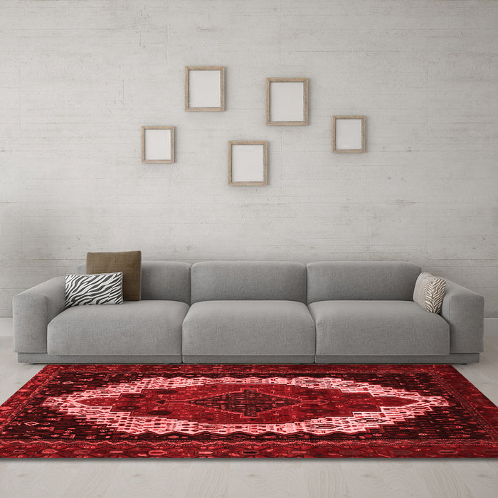 Traditional Red Washable Rugs