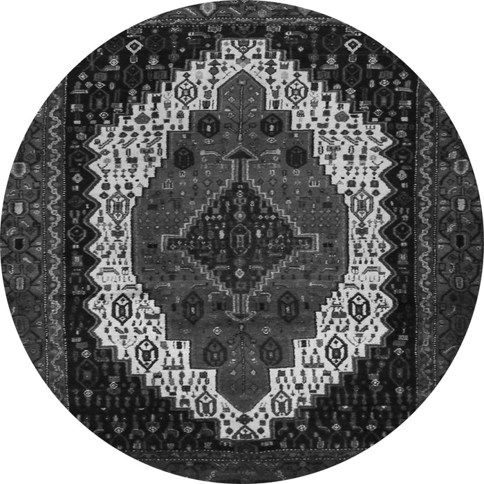 Square Persian Gray Traditional Rug, tr2240gry