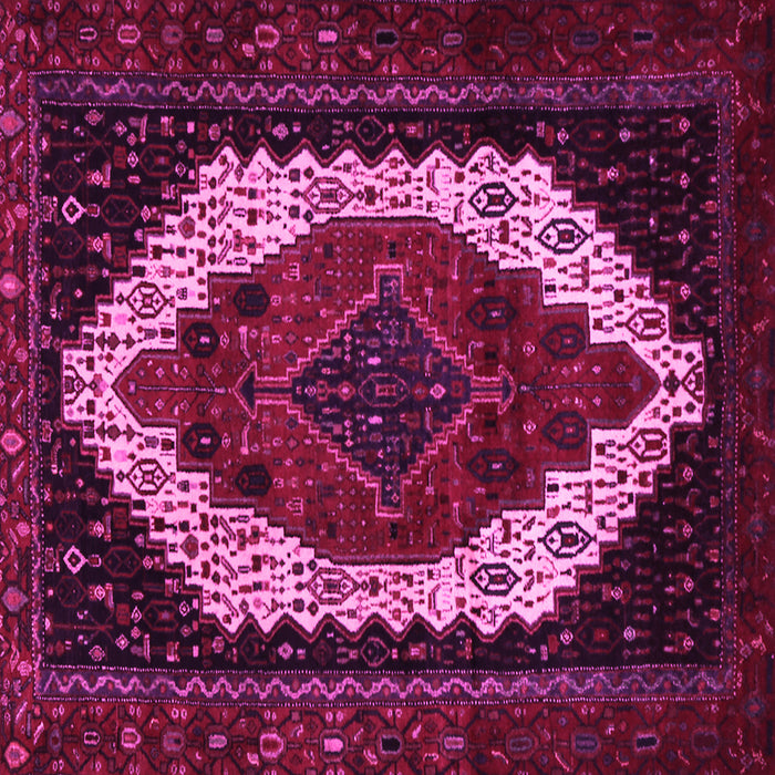 Square Persian Pink Traditional Rug, tr2240pnk
