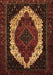 Machine Washable Persian Brown Traditional Rug, wshtr2240brn